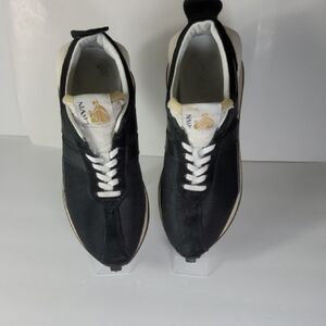 Lavin Black and White Bumper Low Top Men's Sneakers Size 42